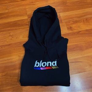 Frank Ocean Blond Embroidered Black Hoodie